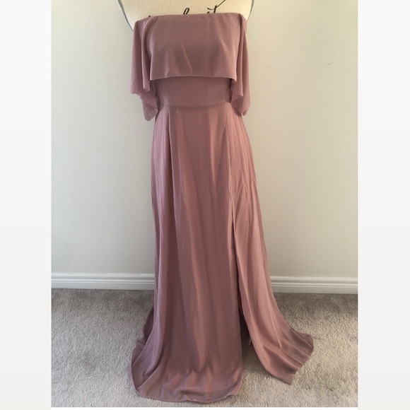 Tobi Mauve Ruffle Top Maxi Dress - Picture 4 of 12